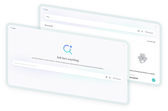 Quick Search results ranked by faro AI