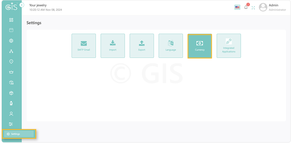 Set Default Currency
